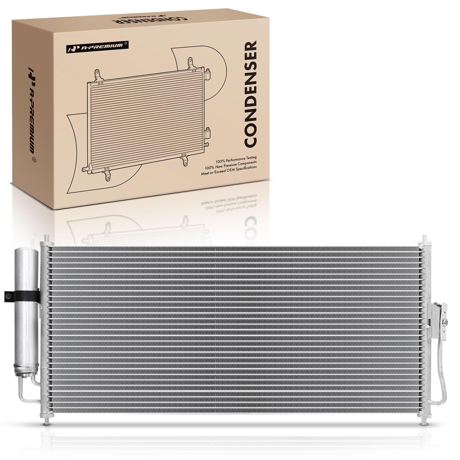 Núcleo Evaporador A/C Nissan Sentra 2000-2006 (excepto 1.6L) – Aluminio – 1 Año Garantía
