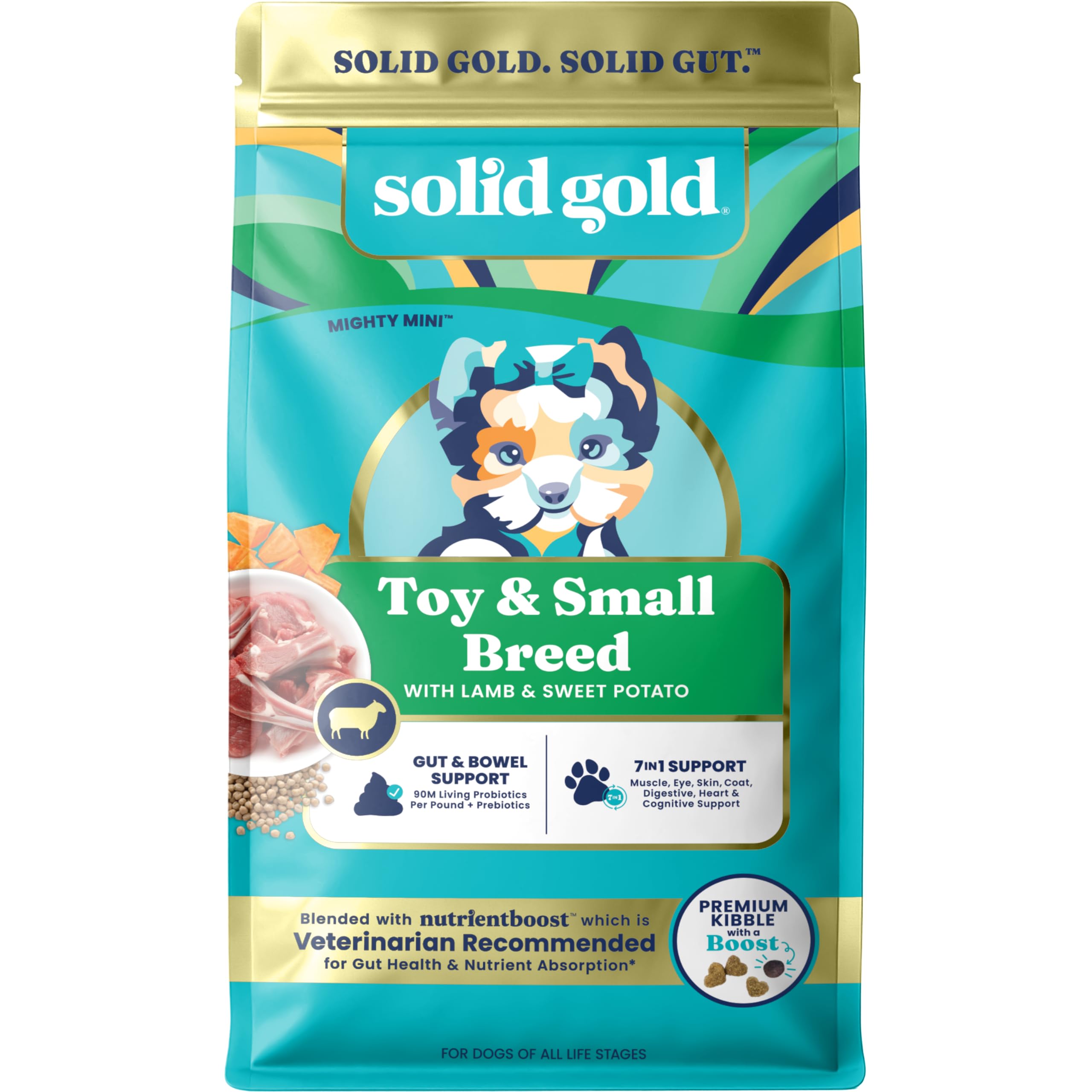 Solid Gold Toy and Small Breed