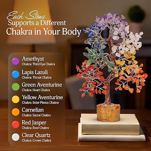 Miniatura 23 de Cristal de turmalina negra, árbol bonsái, árbol del dinero, árbol negro, árbol de la vida, árbol de la vida de chakras, regalos energéticos