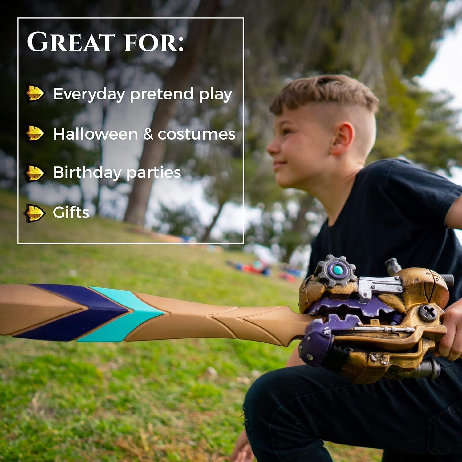 Buy Formidable Toys Foam Sword for Kids 32 Riven Classic Black & Silver Prime Swords Foam