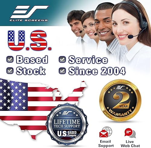 Miniatura 8 de Elite Screens Pantalla de proyector de marco fijo de 120" 16:9, 4K/8K UHD CineWhite UHD-B, certificado ISF, compatible con UST/Corto/Estándar,