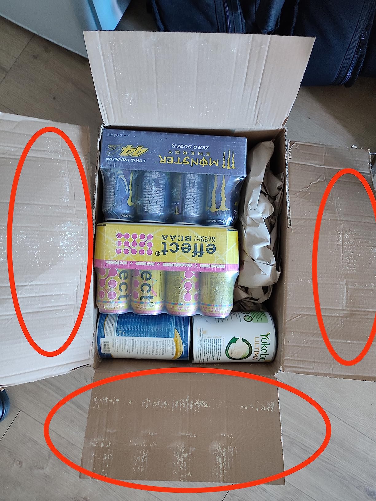 Gutes Produkt, aber während Transport beschädigt