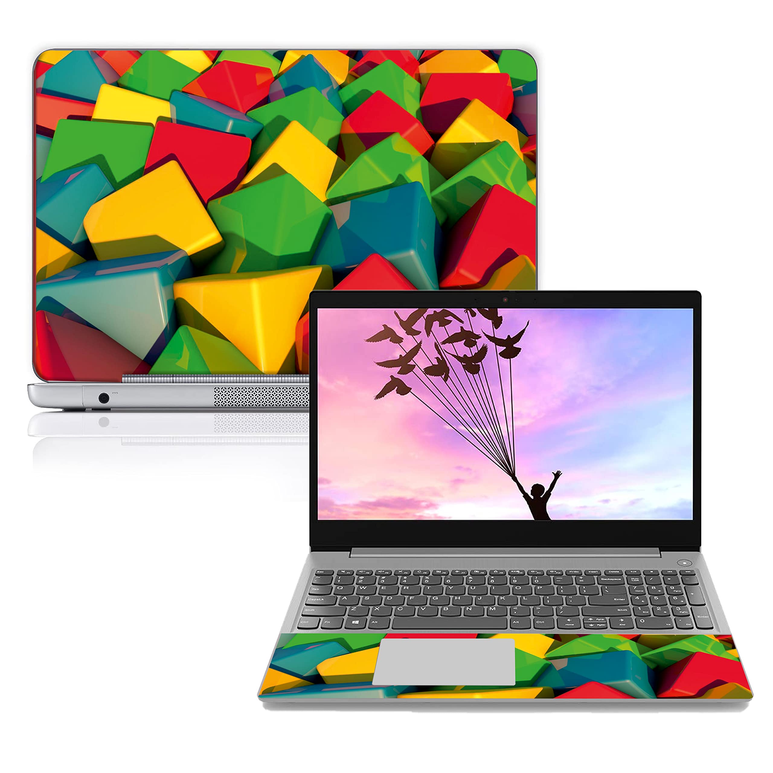 Paper Plane Design Laptop Skins Stickers (15.6 Inches) d74-image-13