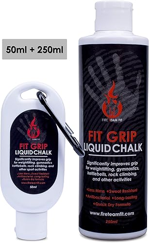 Miniatura 5 de Tiza líquida para levantamiento de pesas, escalada en roca, entrenamiento cruzado y levantamiento de potencia, tiza de entrenamiento aprobada por