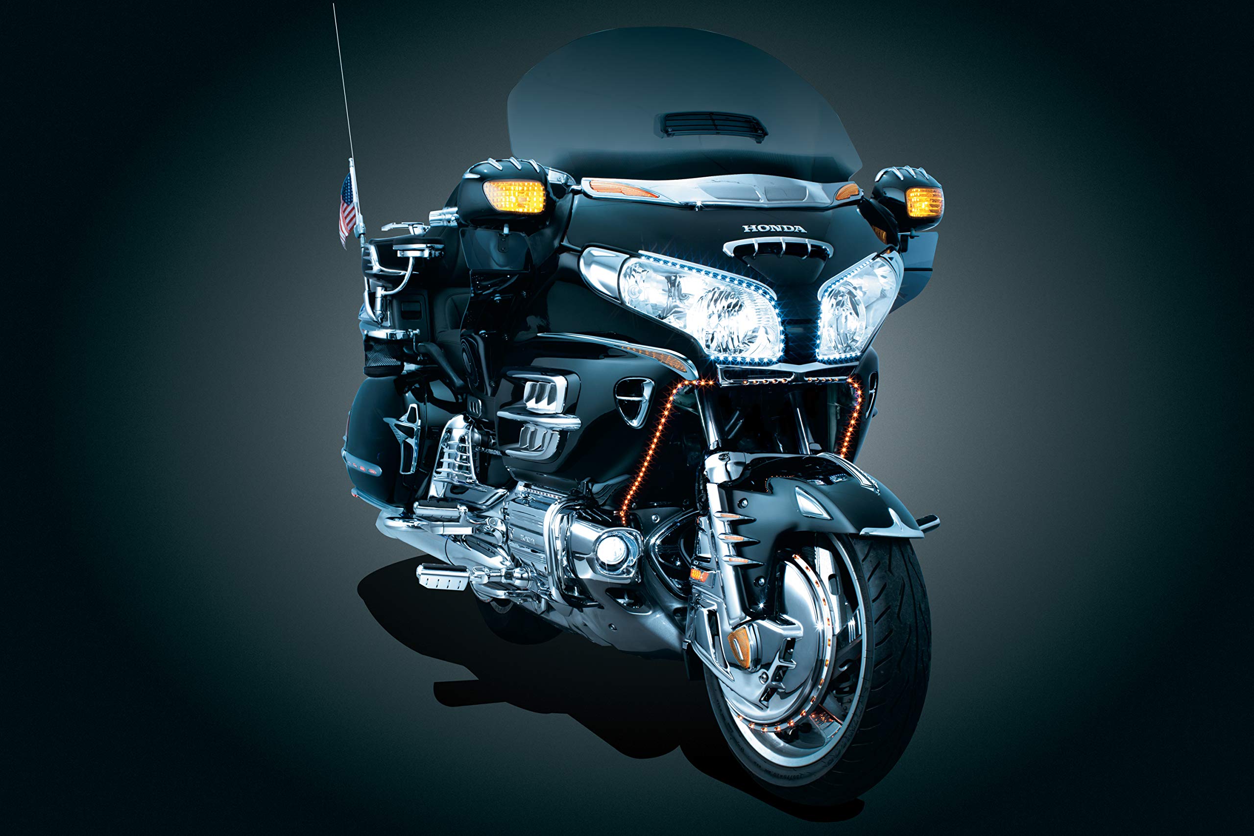 Kuryakyn 7332 Motorcycle Accent Accessory: Front Fender Spear