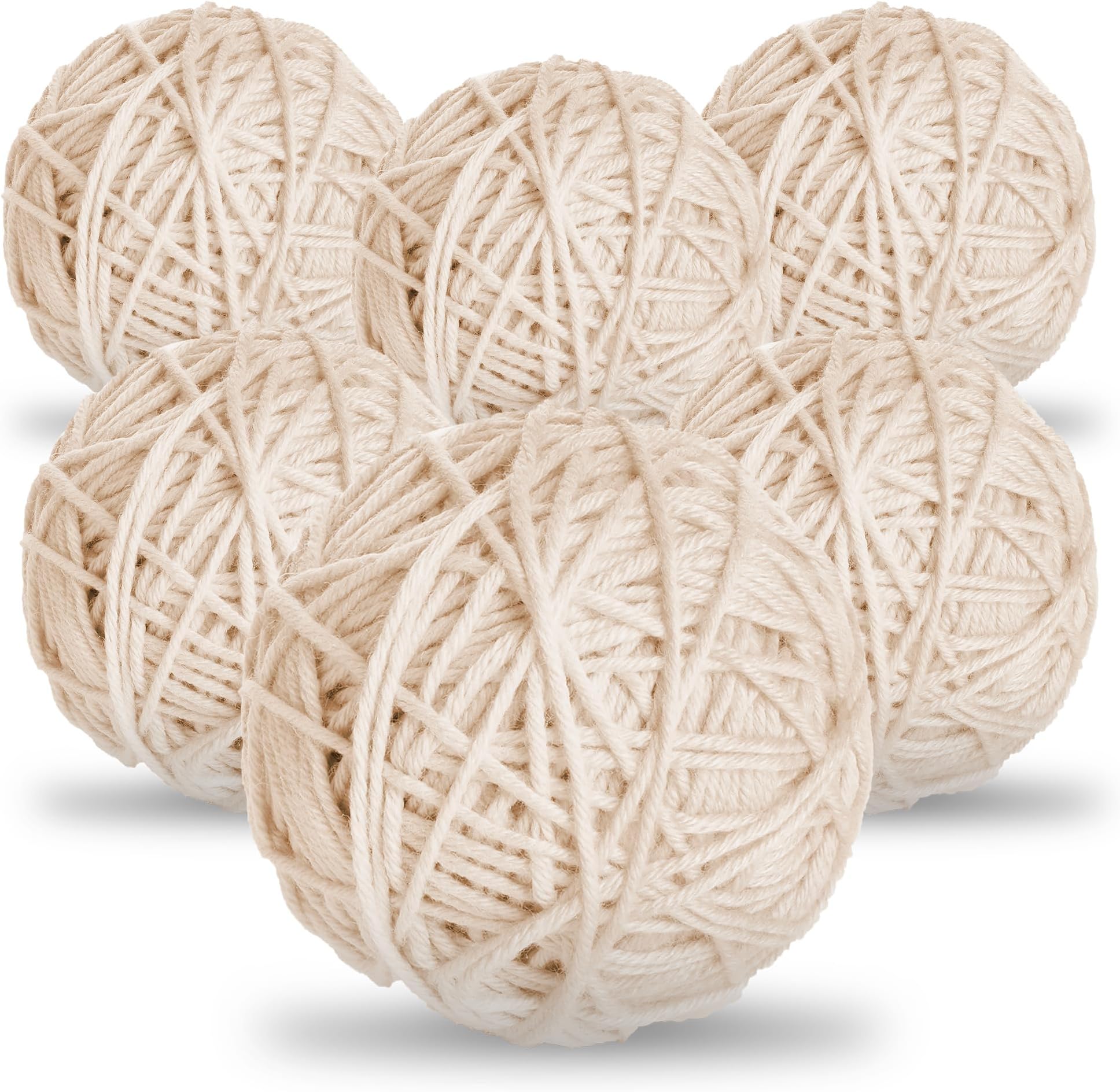 6x Cotton String Balls 150m Total Balls of String Ideal as Cooking ...