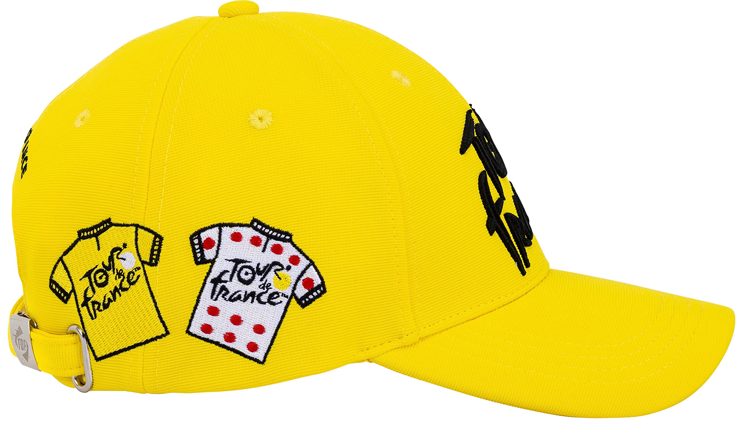 Tour de France Gorra líder – Colección oficial de ciclismo, talla ajustable, amarillo, Talla única