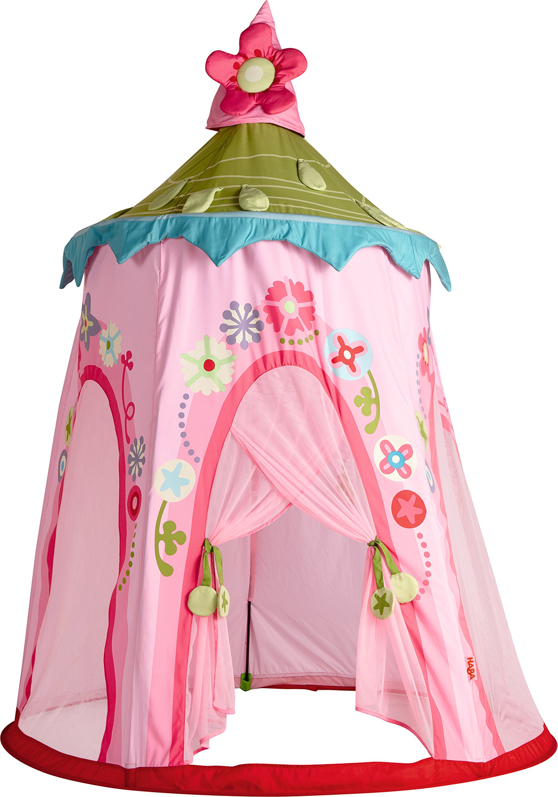 HABA Floral Wreath Free-Standing Play Tent - Stands 75" Tall