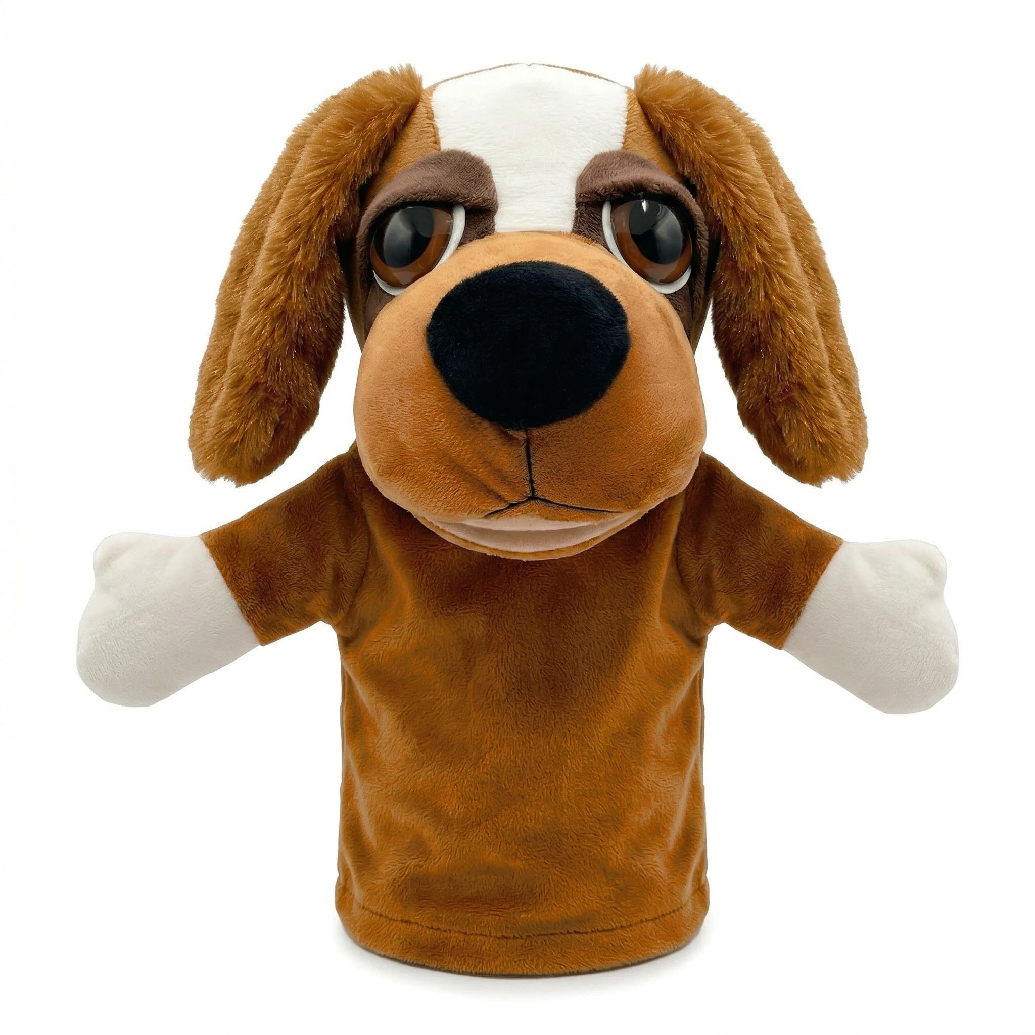 LOMTRATS Animal Hand Puppets for kids,Toddler Includes Wolf Tiger Lion Monkey So on Movable Open Mouths, Perfect for Storytelling,Teaching,Preschool,Birthday Gifts — image 1