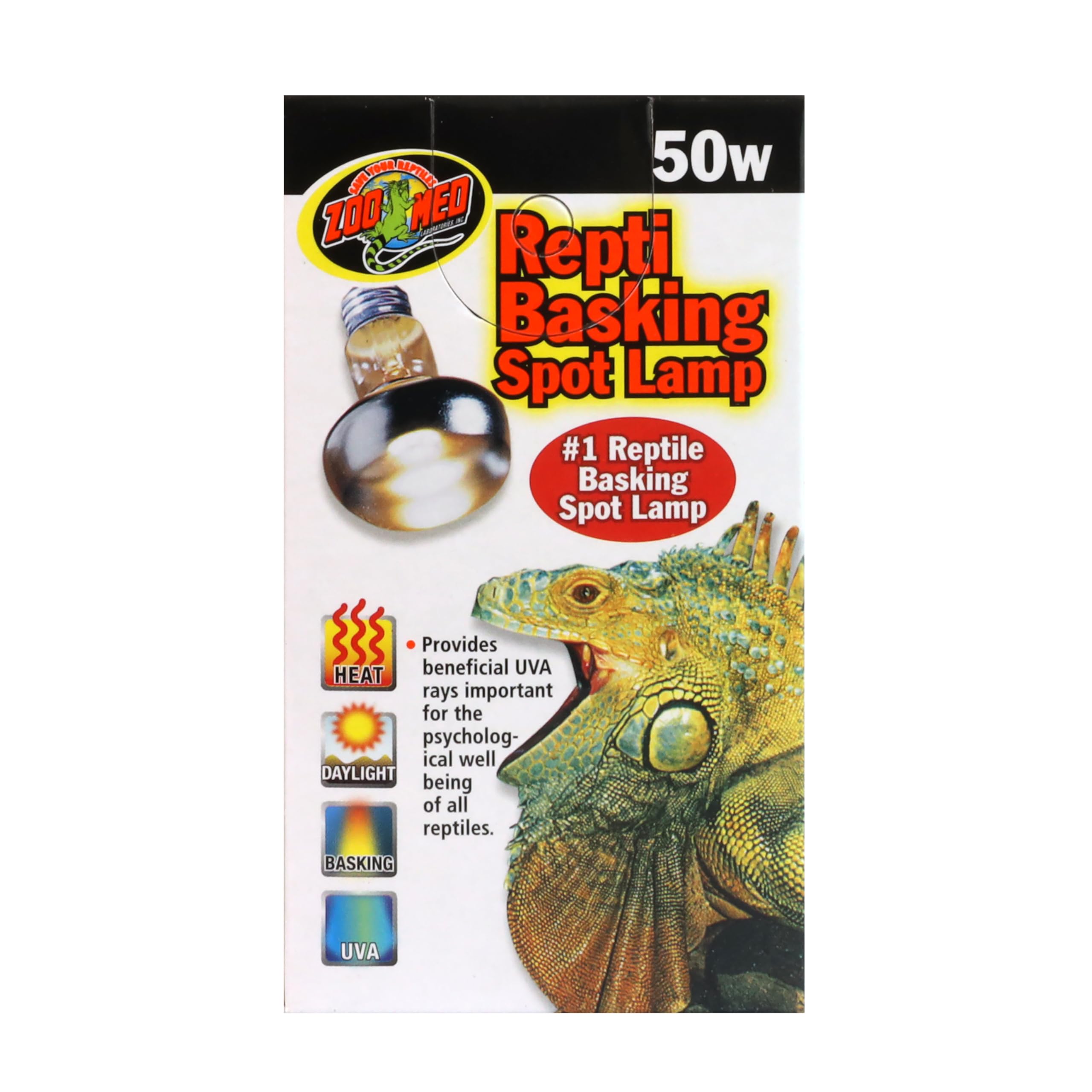 Zoo Med Reptiles te bronceas Spot lámpara 50 vatios