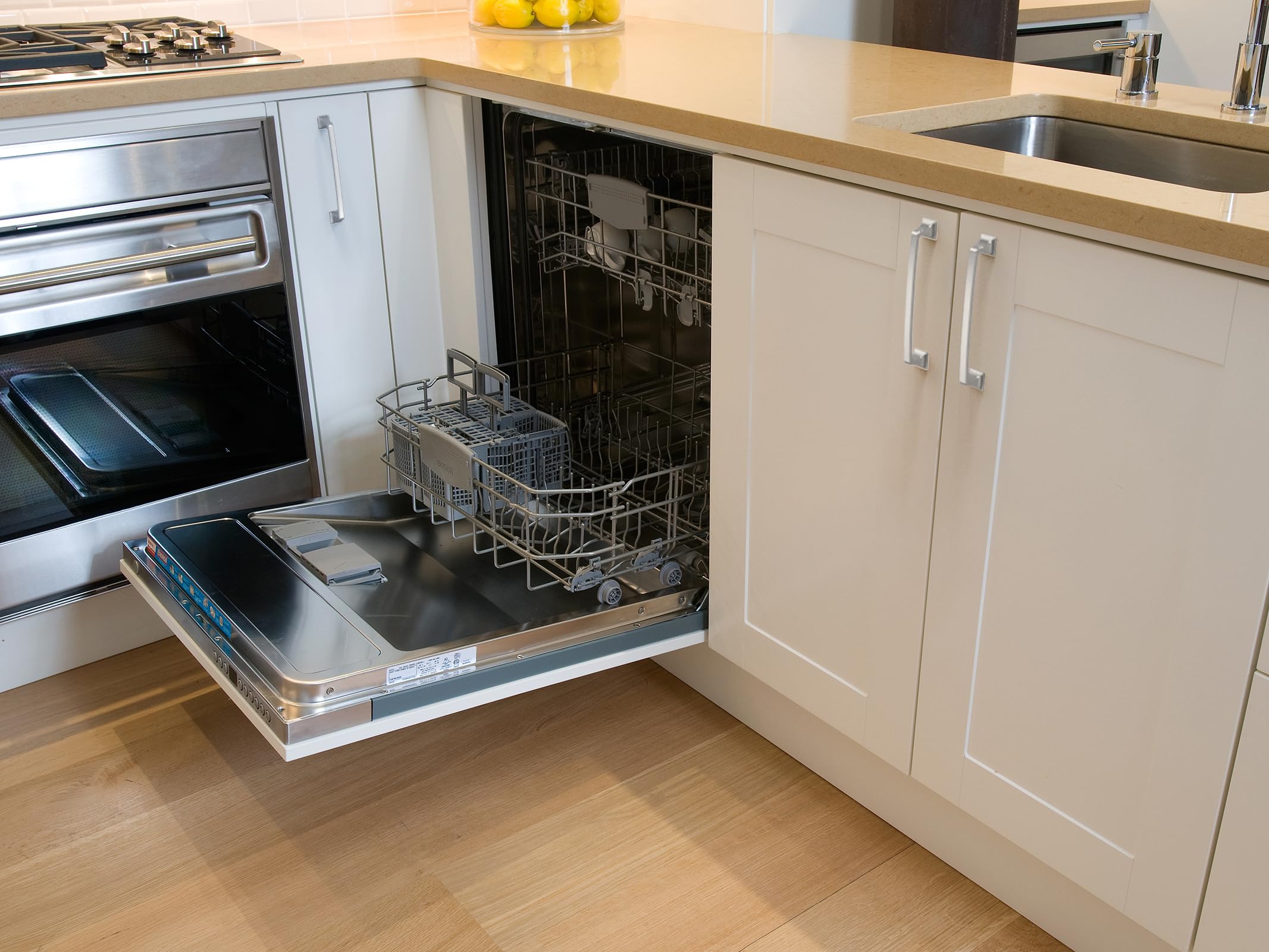 10 Maniglie Armadio Nichel Spazzolato - Fori 128mm, Per Cucina E Mobili, Con Viti - Foto 7