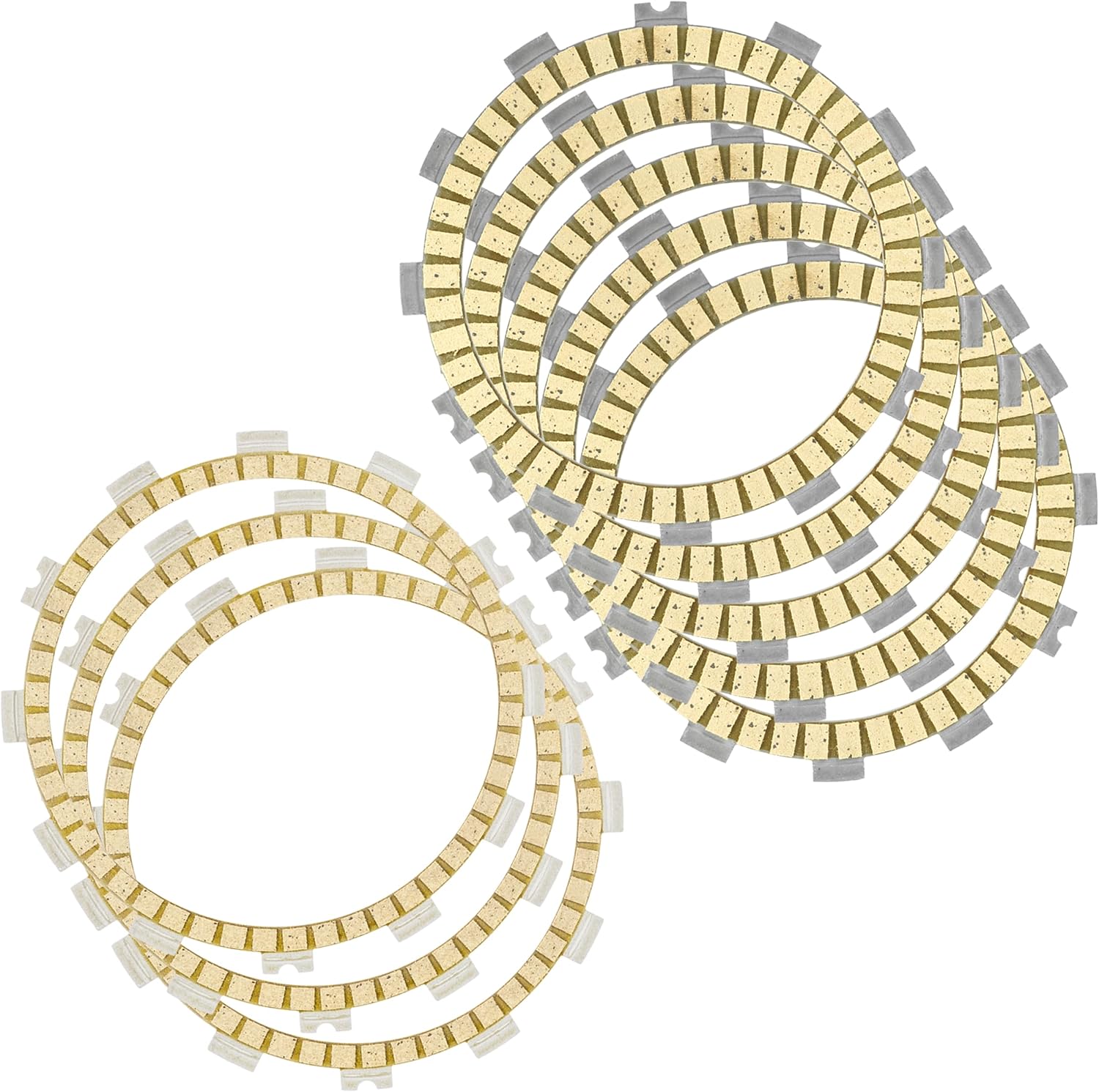 Caltric Clutch Friction Plates Kit Compatible with Suzuki GSX800RQM GSX8R GSX-8R GSX-800R 2023-2024 / DL800DERCM DL800RQM DL800ERC V-Strom 2023-2024