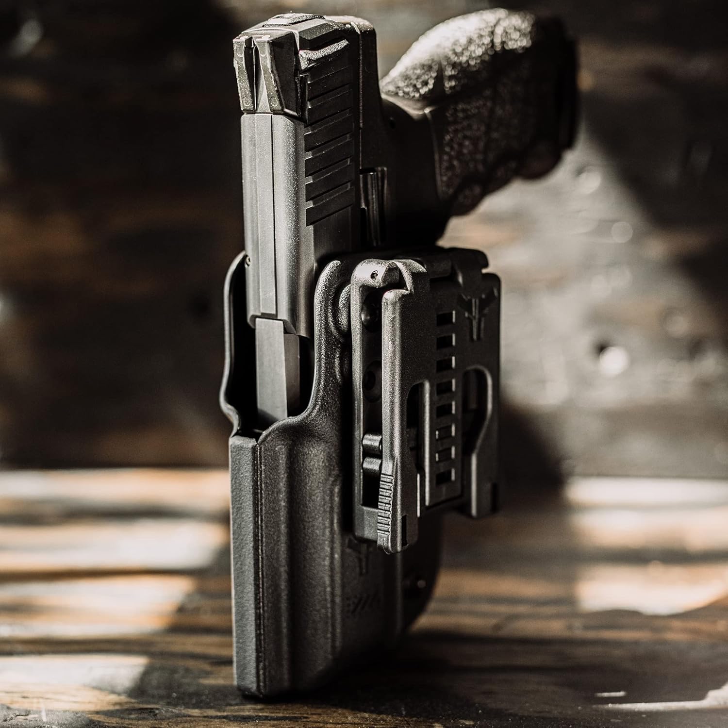 CZ 75 SP-01 OWB Holster - USA Made - Fits CZ 75 SPO1 - Outside Waistband Open Carry (Right Hand) - Signature OWB Holster by Blade-Tech Holsters