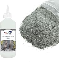Vista 26 de War World Scenics - Kit de pegamento de 2.2 lbs y 16.9 fl oz para carriles modelo – ciruela de grado medio