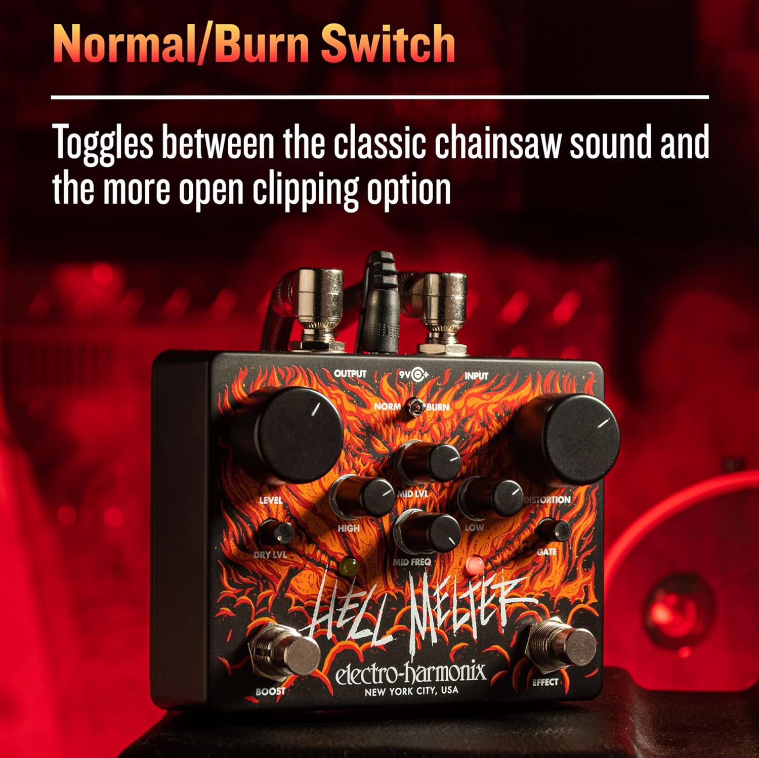 Electro-Harmonix Hell Melter Distortion Pedal