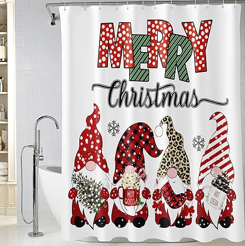 Miniatura 2 de BIVINAR Cortina de ducha de hojas de eucalipto en blanco y negro, cortina de ducha de baño con plantas de acuarela, cortina de ducha botánica