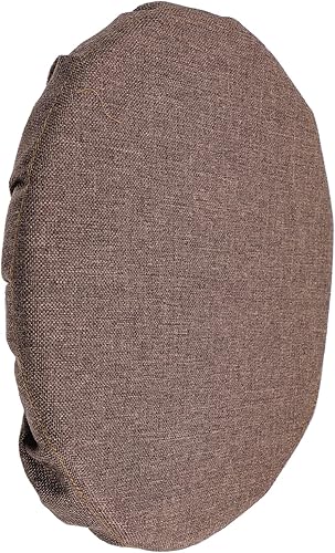 Vista 30 de DECHOUS Cojín de asiento para exteriores, cojines de silla redondos, silla plegable portátil, portátil, taburete de camping, cómodo taburete de Negro