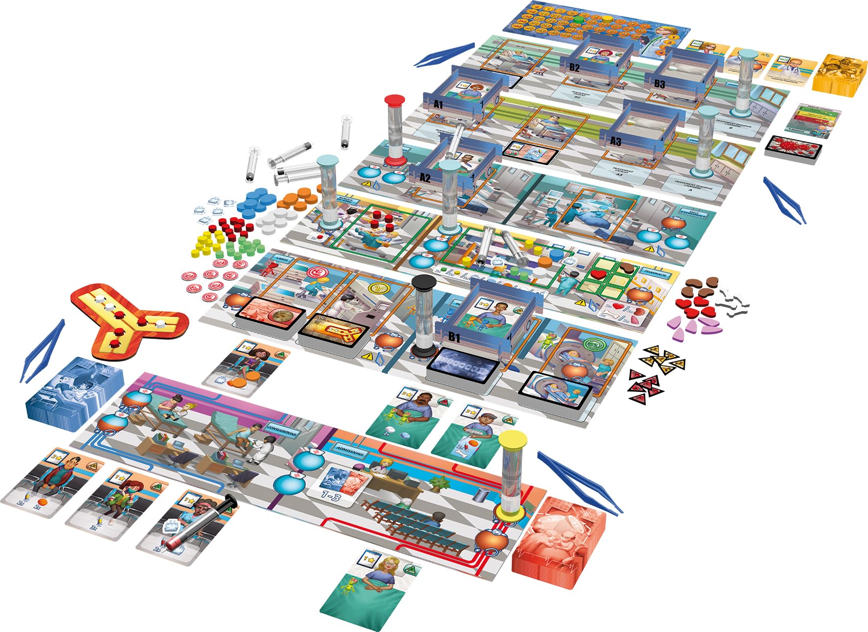 Asmodee - Clinic Rush - Geek Attitude Games - Jeu coopératif Temps réel