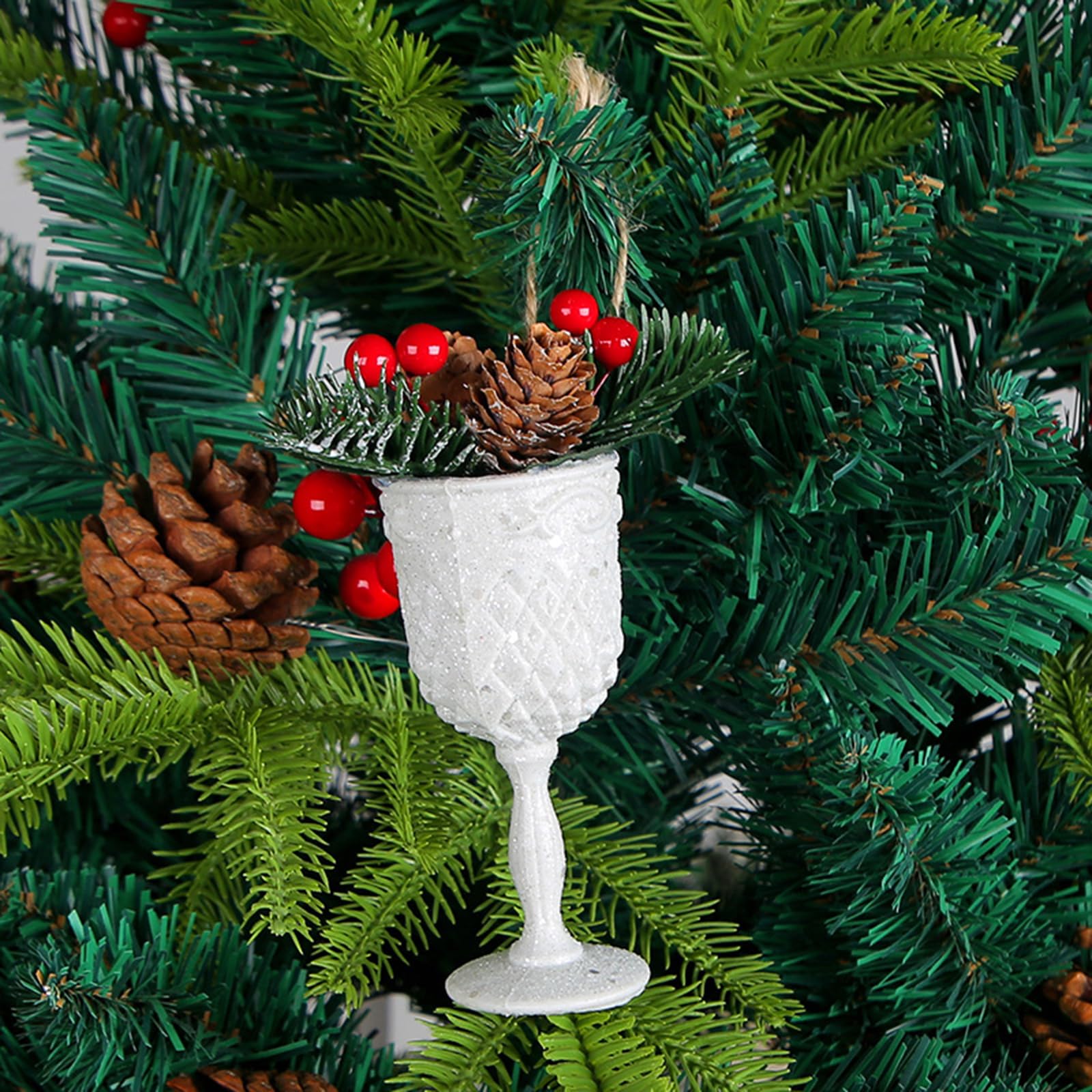 Amazon.co.jp: Qaonsciug クリスマスツリー 松ぼっくり レッドベリー