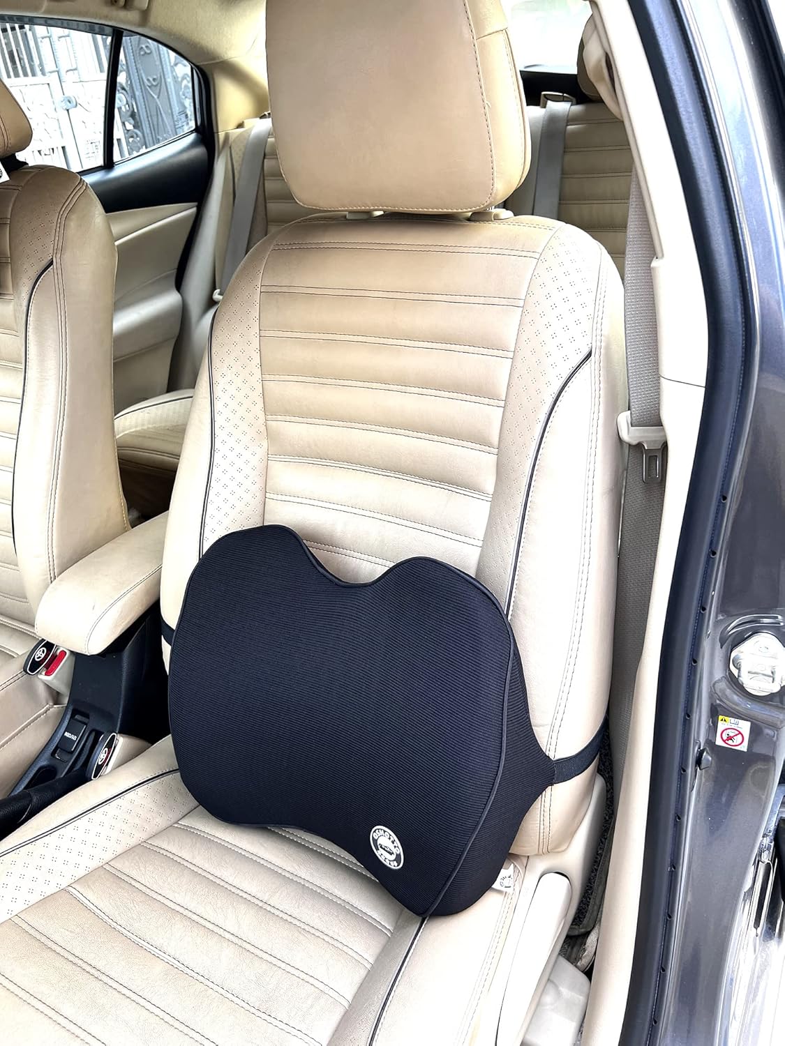 Buy Oshotto Air Fabric Lumbar Support Memory Foam Orthopedic Cushion