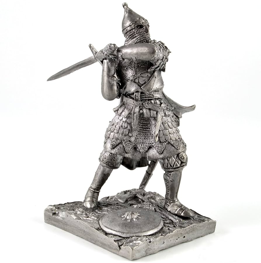 西洋の兵士　金属製壁飾り品　ＭＥＧ社製　戦う兵士　ナイト　刻印 西洋の兵士 金属製壁飾り品 MEG社製 戦う兵士 ナイト 刻印 西洋