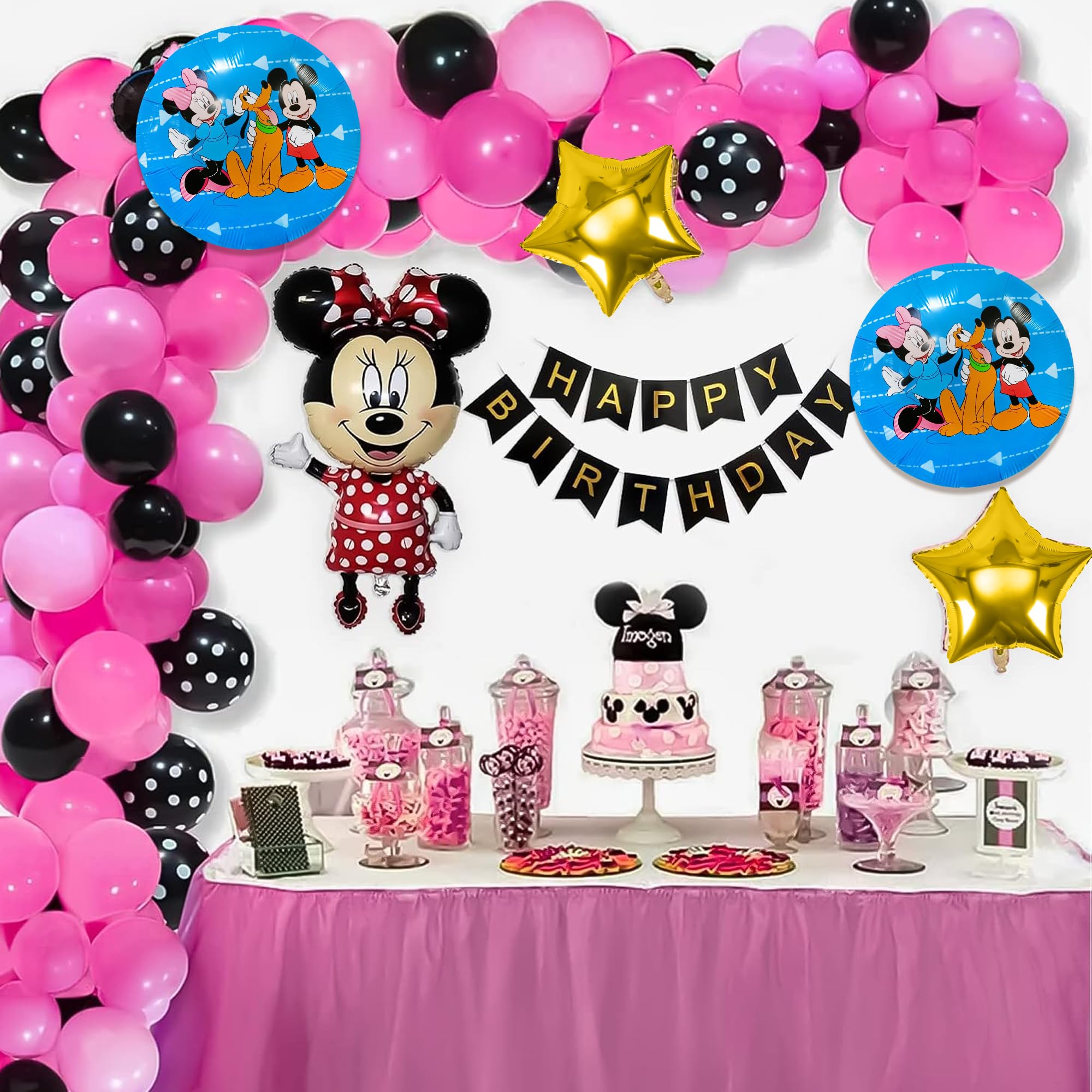 Diy Minnie Mouse Birthday Decorations