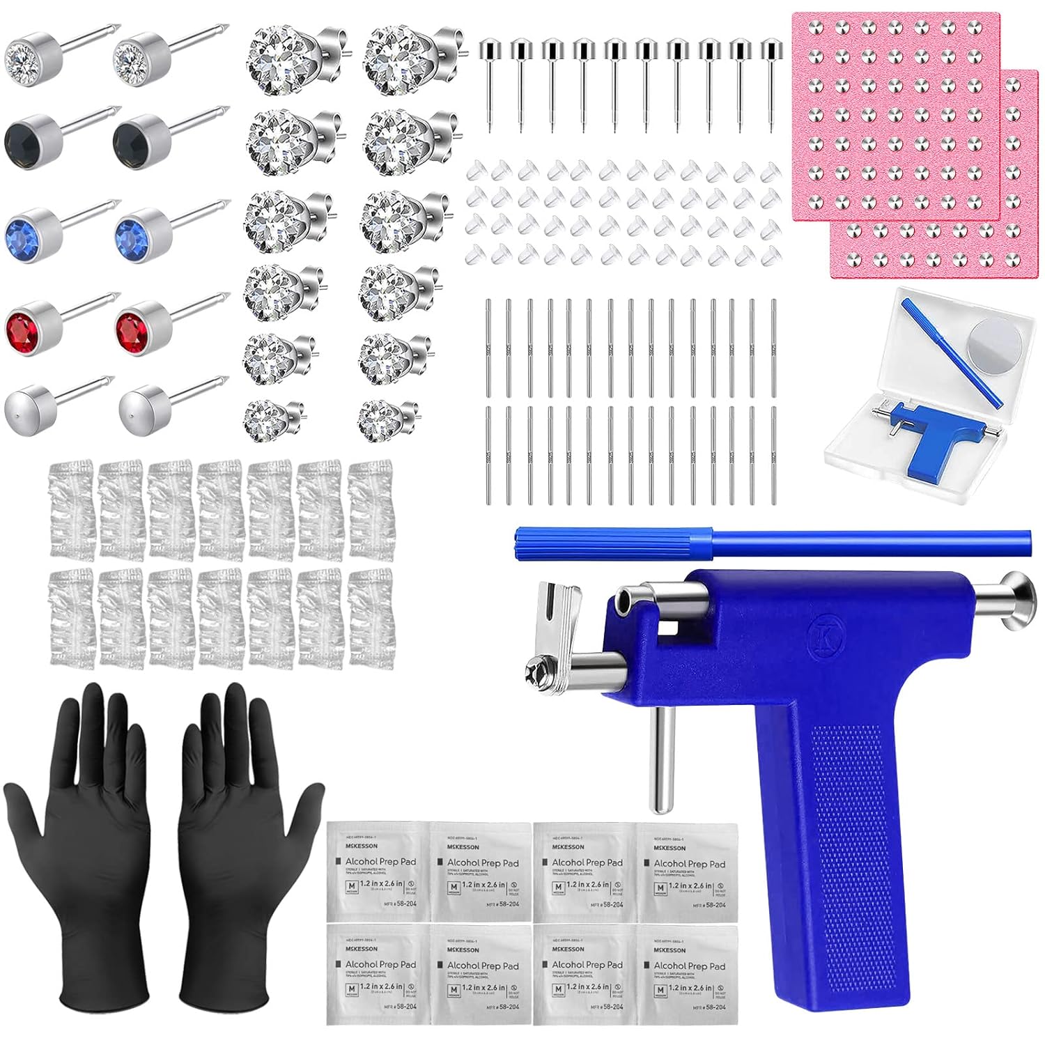 Ear Piercing Kit Professional Piercing Gun Reusable Body