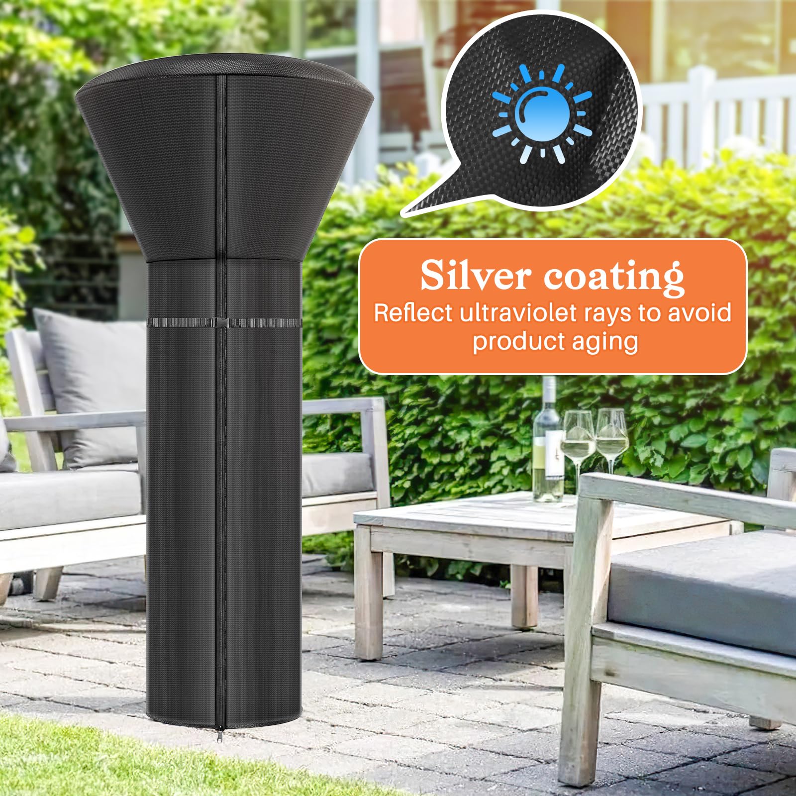 Copertura Per Stufa Da Esterno Enders - Impermeabile, UV Resistente, Con Magnet - Foto 3