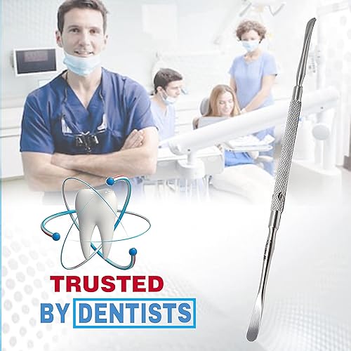 Miniatura 6 de A2Z Dental FREER - Elevador de perióstco, implante oral, instrumento quirúrgico de doble extremo, extremo afiladoromo, instrumento de acero