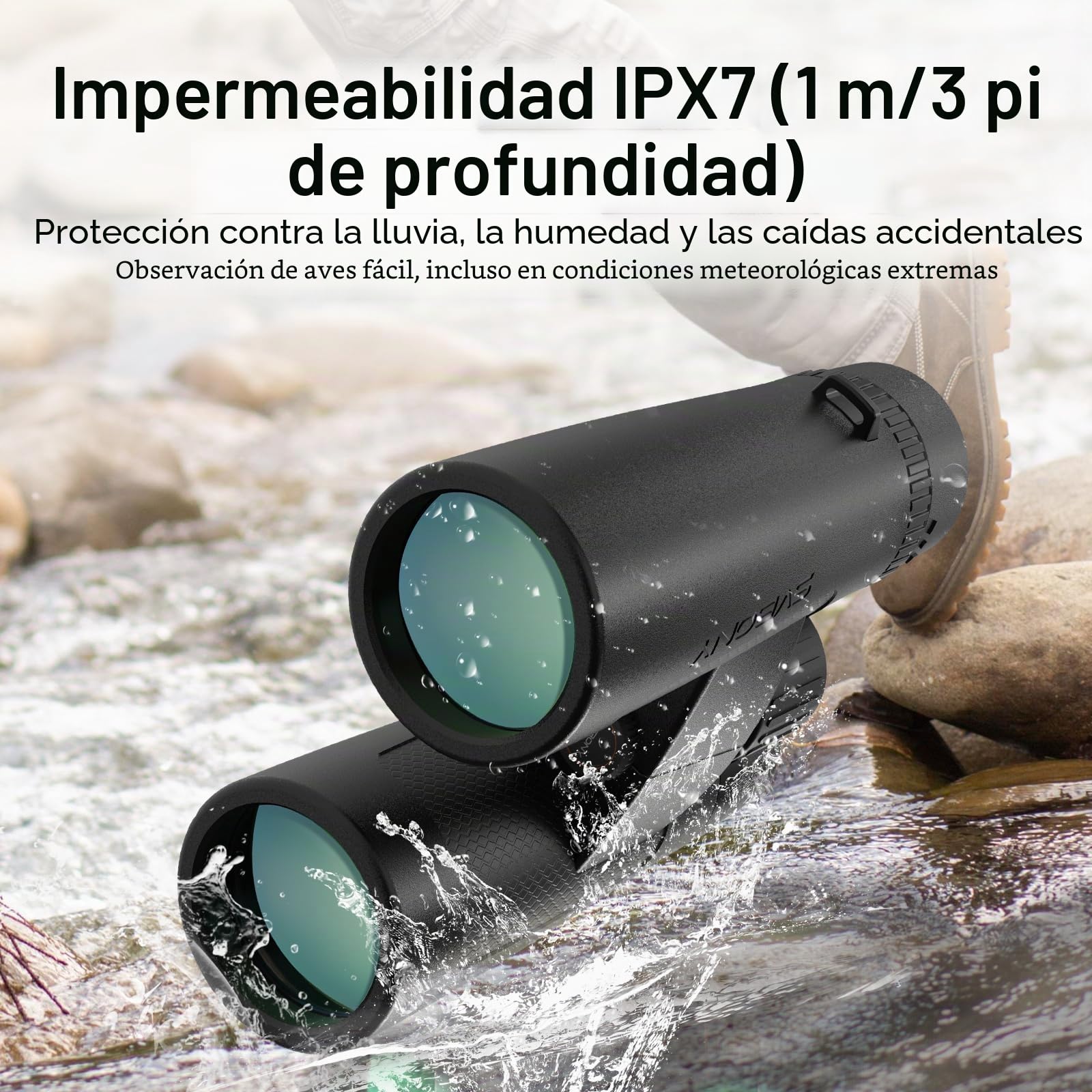 Svbony SV202 Upgraded Prismaticos Profesionales, 8x32 ED, BAK4 Techo Prisma FMC Revestimiento, Impermeable & Anti-vaho para Observación Aves