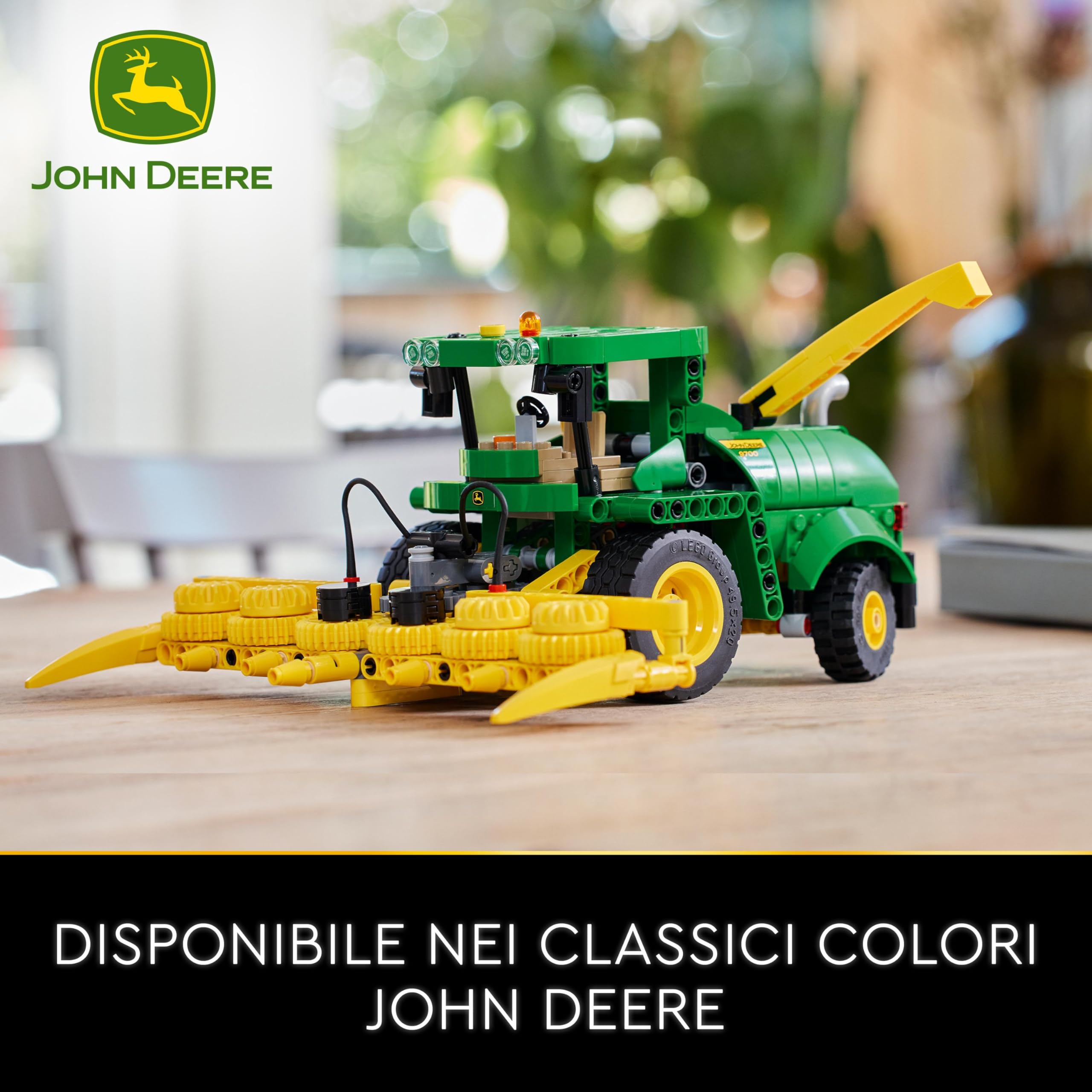 LEGO Technic John Deere 9700 Forage Harvester, Trattore Giocattolo Funzionante per Bambini e Bambine da 9 Anni, Veicolo Agricolo Mietitrebbia da Costruire, Idea Regalo di Compleanno 42168