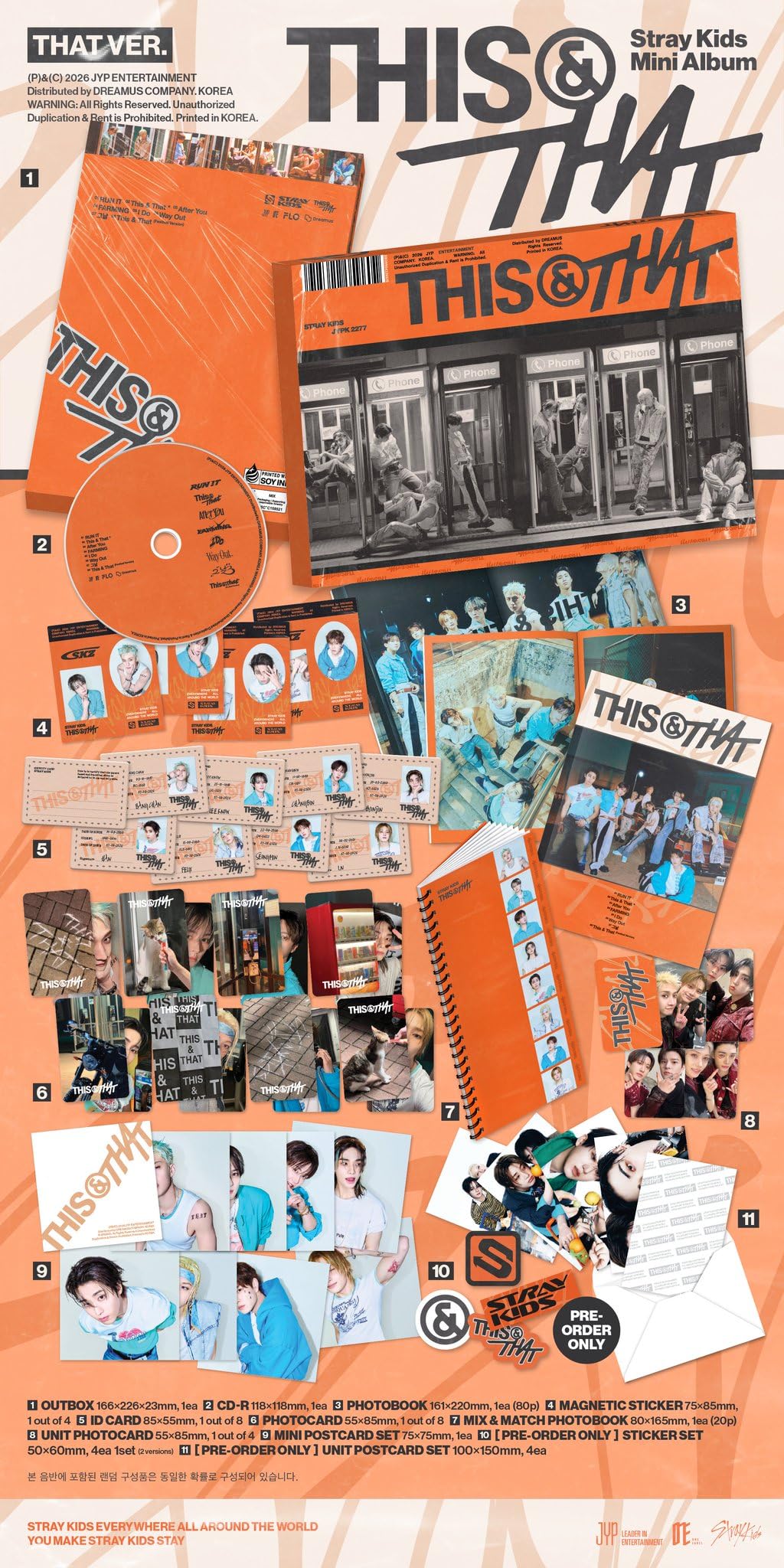SKZ Stray Kids ESTE Y ESE [Set de Libro de Fotos 2 Ver (Ver. ESTE + Ver. ESE)] 10º Mini Álbum
