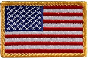 USA Patch - Embroidered American Flag Patch, Perfect Addition to Uniforms, Backpacks,...
