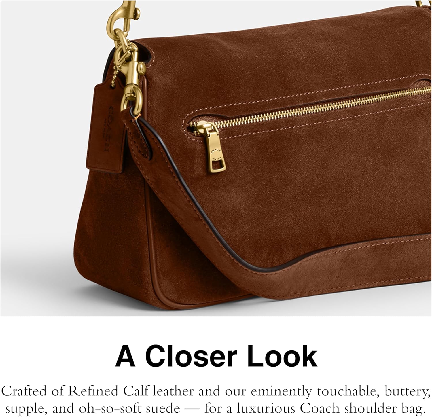 Coach Kadın Yumuşak Tabby Omuz Çantası