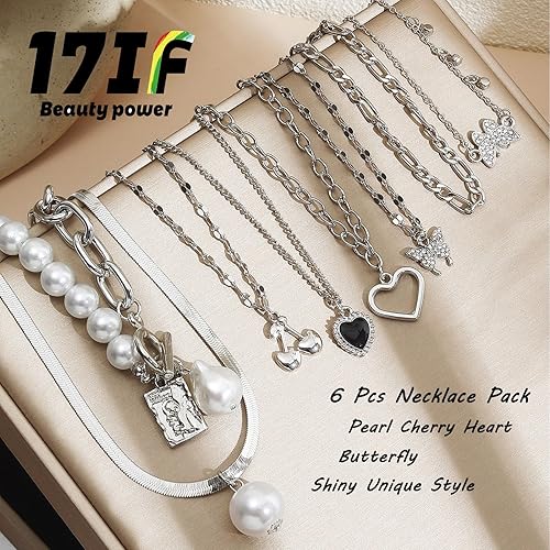 Miniatura 3 de 35-53 Pcs Silver Gold Jewelry Set for Women 12-30 Pcs Rings 4-7 Pcs Necklace 11-14 Pcs Bracelet and 5-16 Earring, Indie Stackable Vintage Boho Pearl