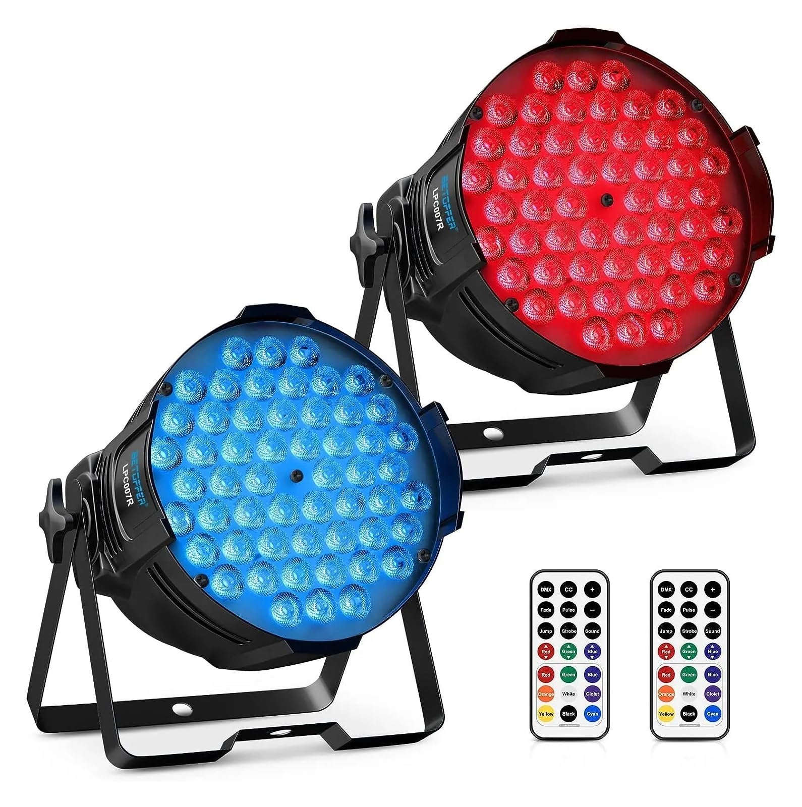 Światła Dyskotekowe Lampa LED Par 54 X 3 W RGB Stage DJ Light Light-2 szt