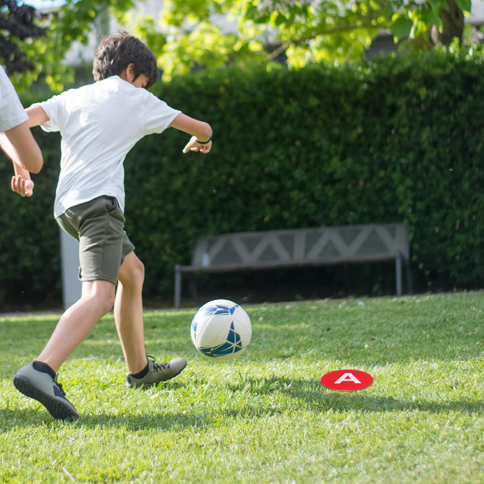 Toddmomy 9pezzi Dischi Logo Lettere per Allenamento Calcio Indicatori Visibili per Esercizi di Agilità Attrezzatura Sportiva per Allenatori e Giochi di Gruppo