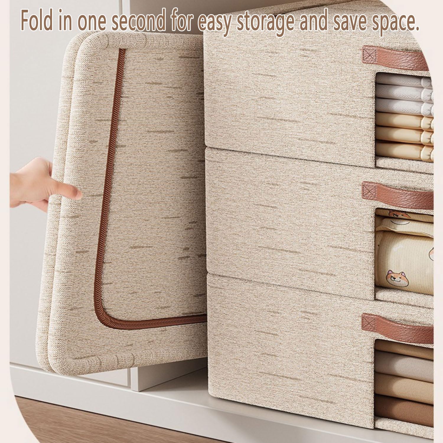 2 Piezas Cajas Almacenaje Ropa con Ruedas Almacenaje Bajo Cama Organizador De Canape Plegable Bolsas para Guardar Ropa con Mango Reforzado Caja Organizador Armario para Edredón Manta Zapatero