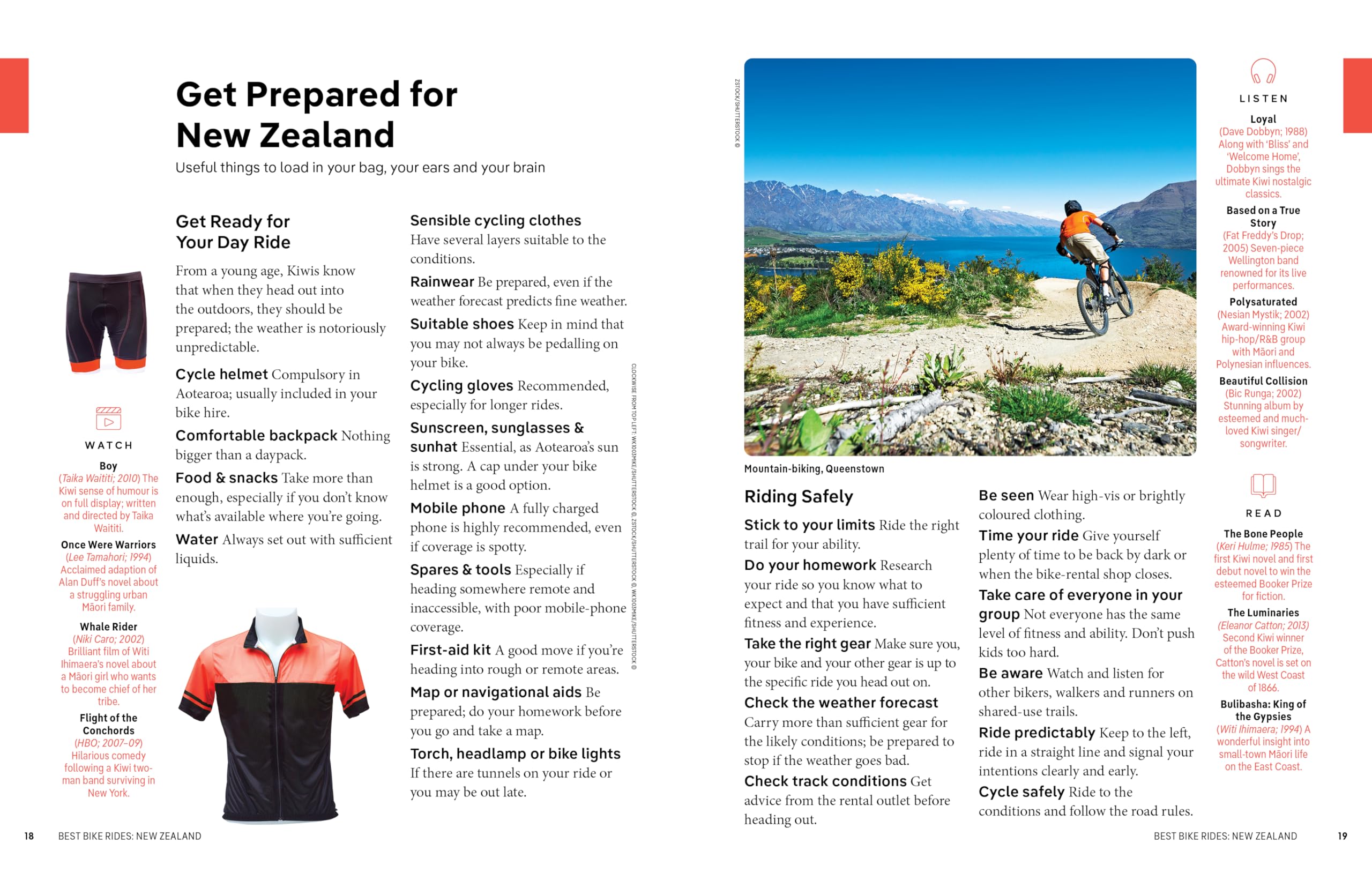 Best Bike Rides New Zealand 1ed -anglais-: 48 Day Trips on Two Wheels | Detailed Directions & Maps | Covers Marlborough, Bay of Islands and Queenstown