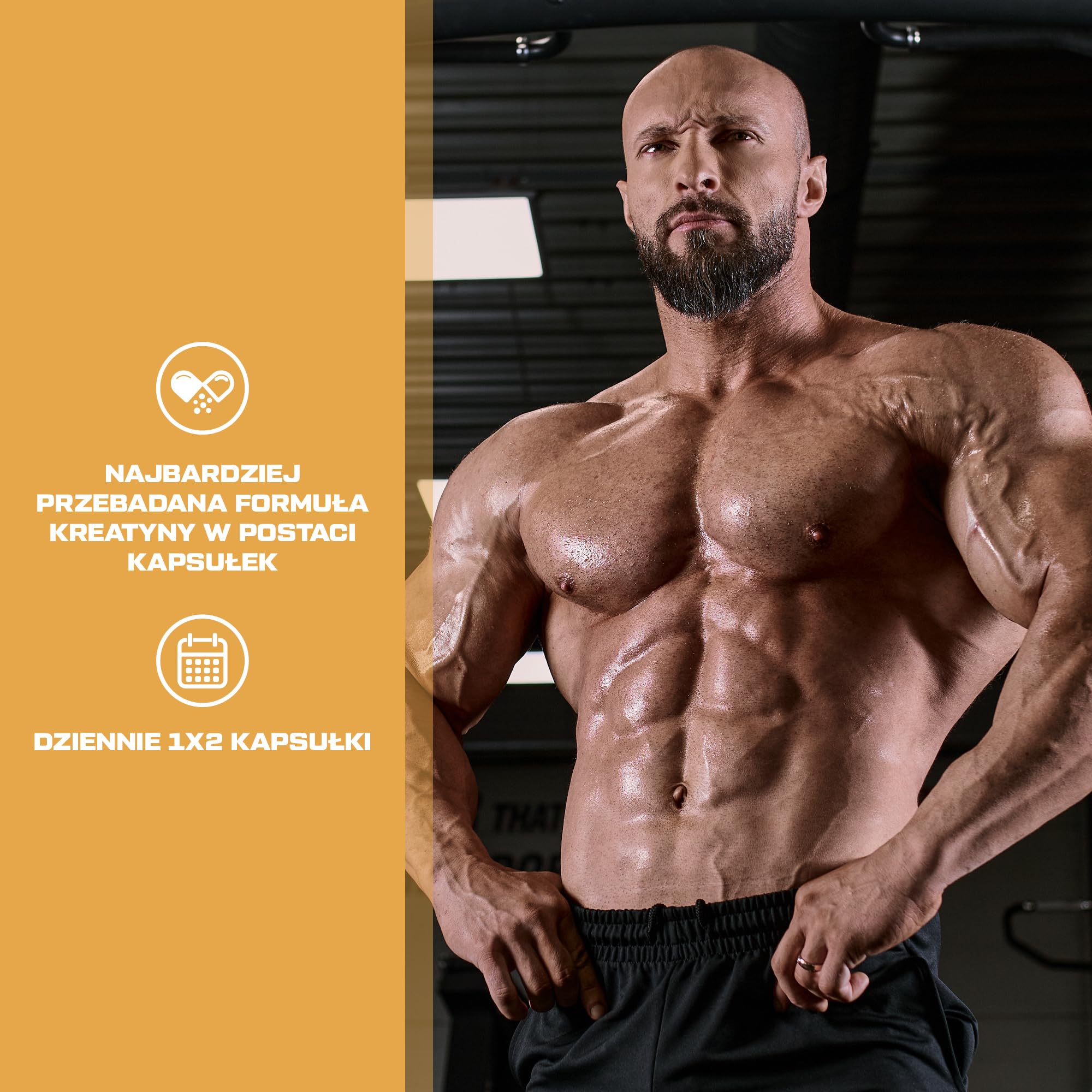 Scitec Nutrition Mega Creatine Monohydrate 1320 - Zaawansowana formuła kapsułek dla poprawy wyników sportowych - Najbardziej przebadana kreatyna, 120 kapsułek