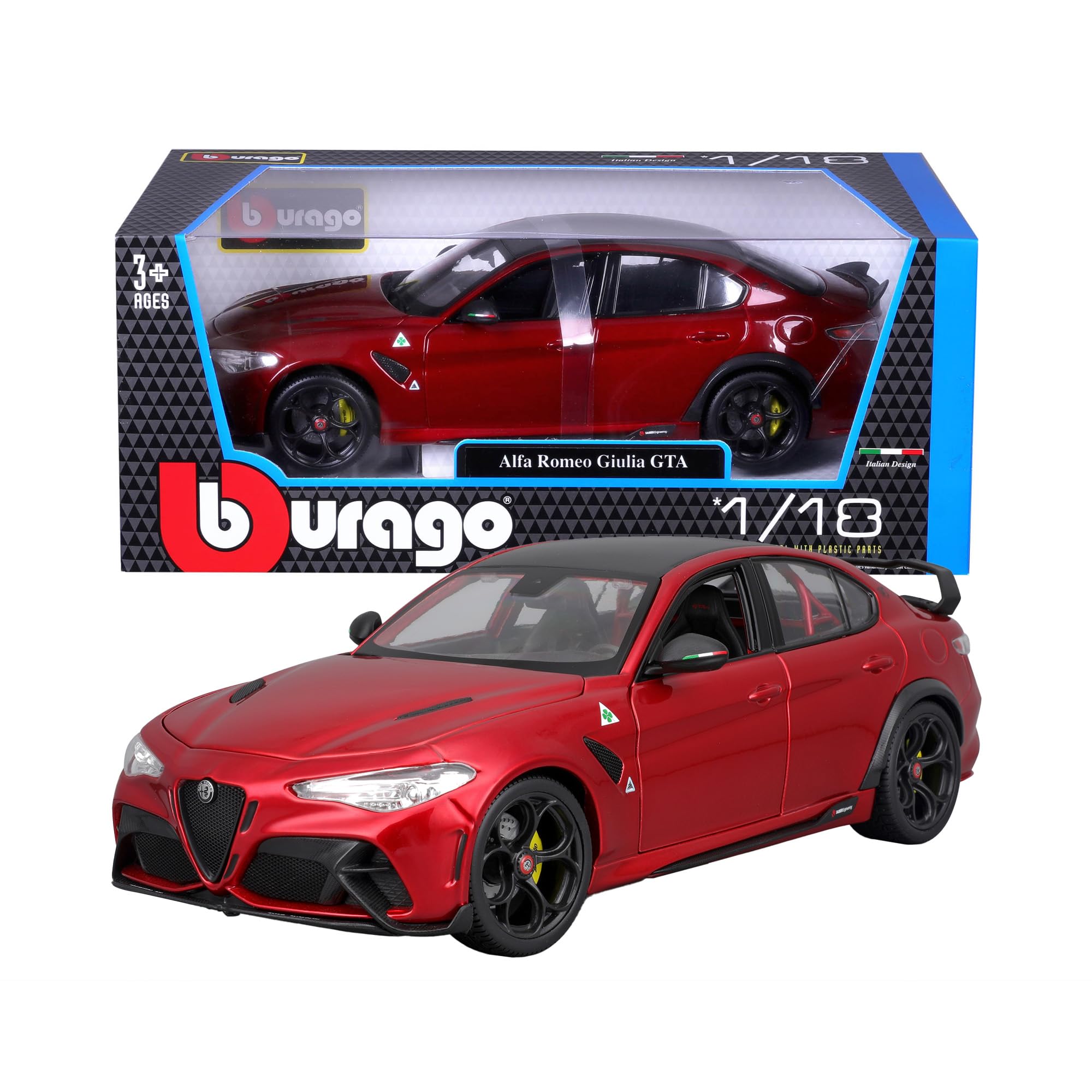 BBURAGO - Alfa Romeo Giulia GTA 2020, Auto Diecast in Scala 1:18