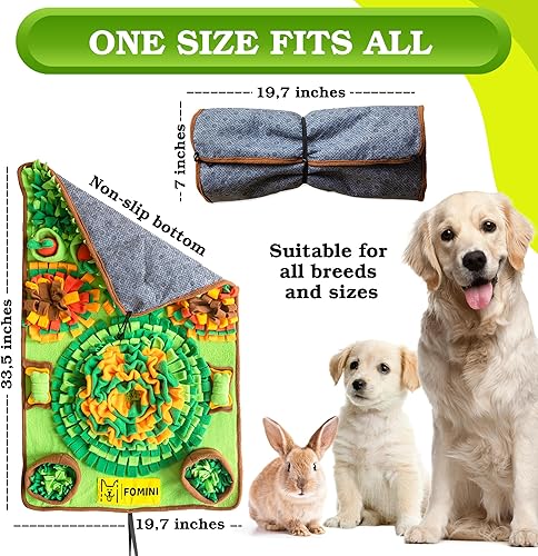 Miniatura 2 de Alfombrilla de olfateo para perros – 33.5 x 19.7 – Alimento para mascotas y tapete de alimentación para perros – Los mejores juguetes de