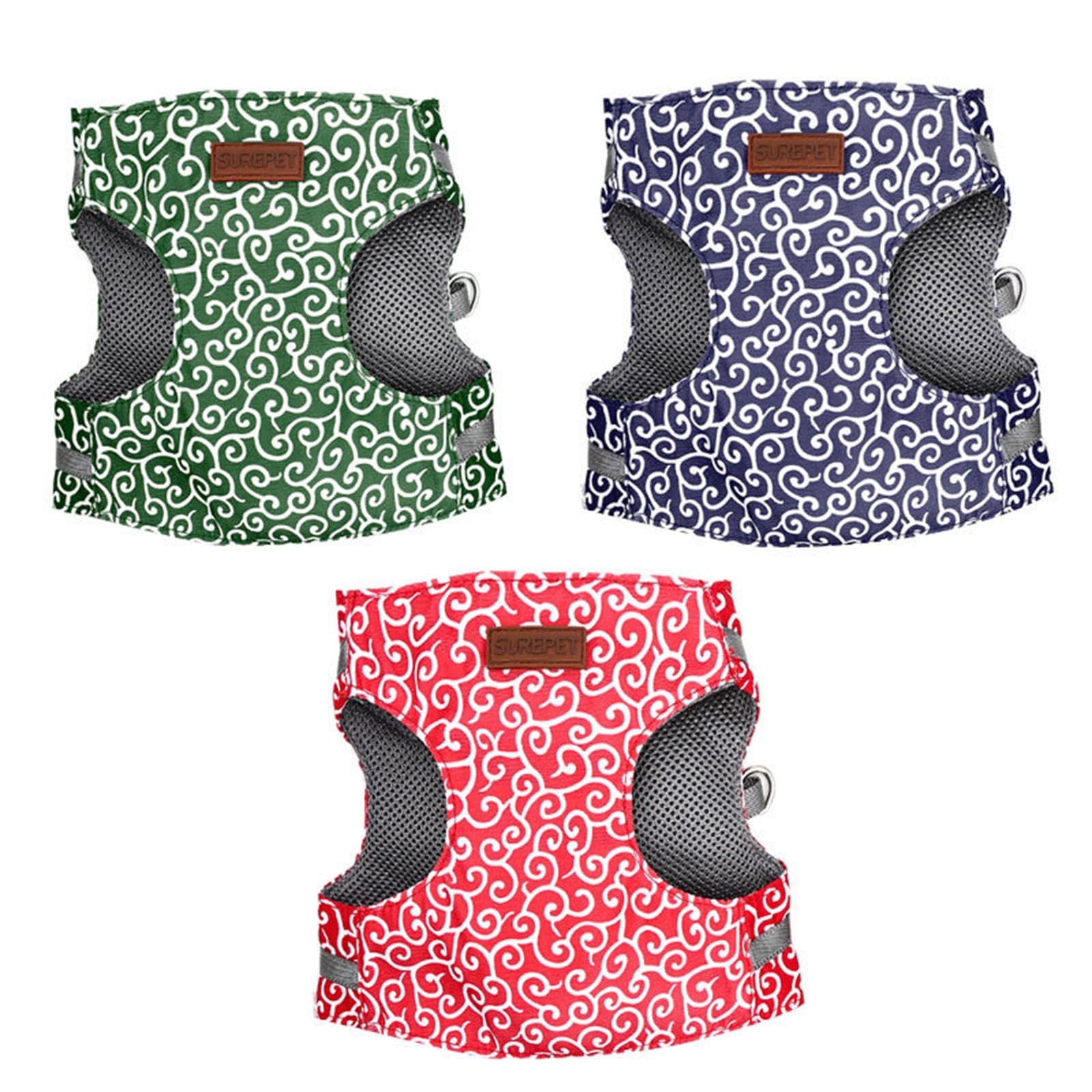 Grande gilet imbracatura guinzaglio set per gatti piccoli a prova di fuga regolabile e traspirante gattino gilet sicuro gatti attrezzature da passeggio
