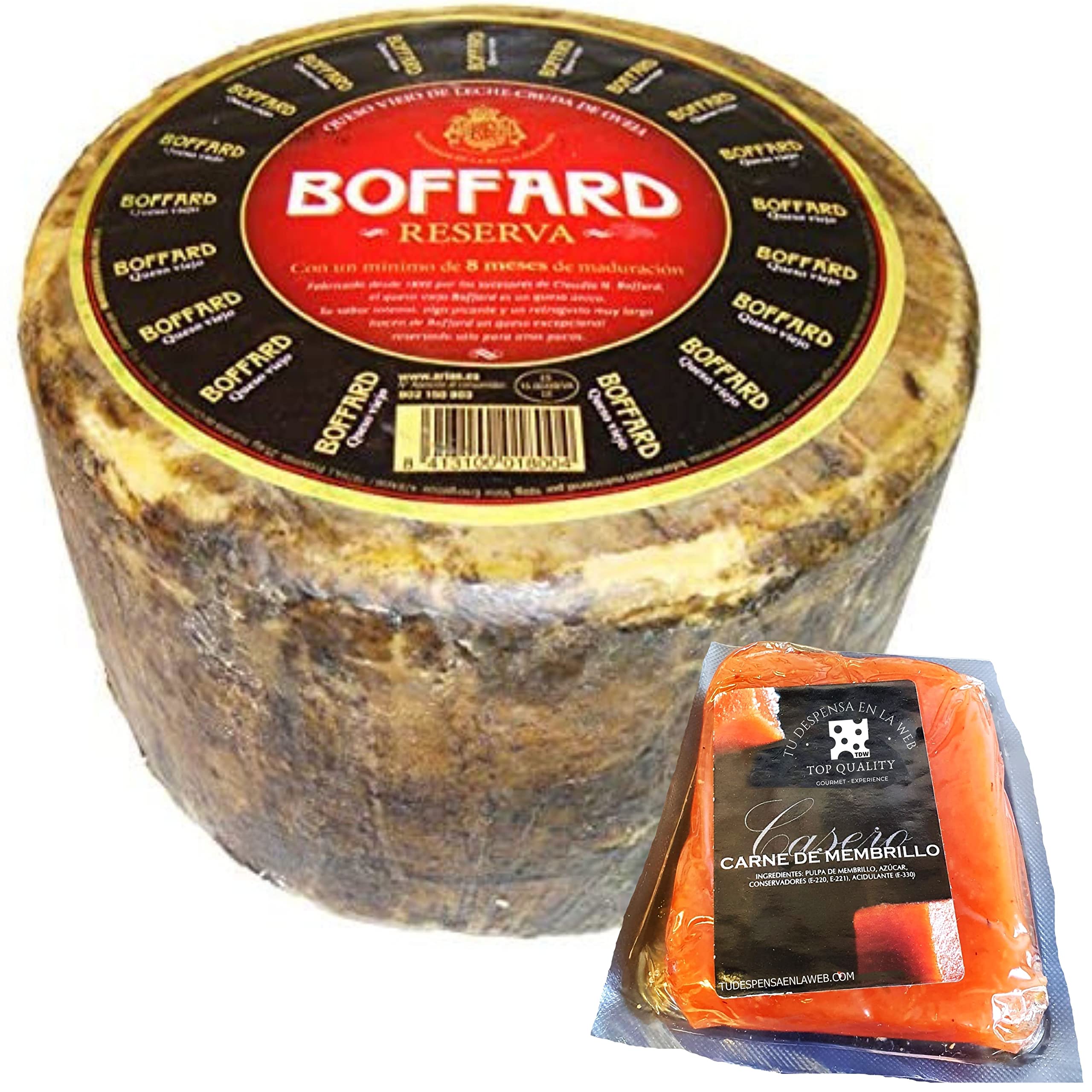 Queso Boffard Reserva Curado con Membrillo 3 kg Queso de Oveja Leche Cruda