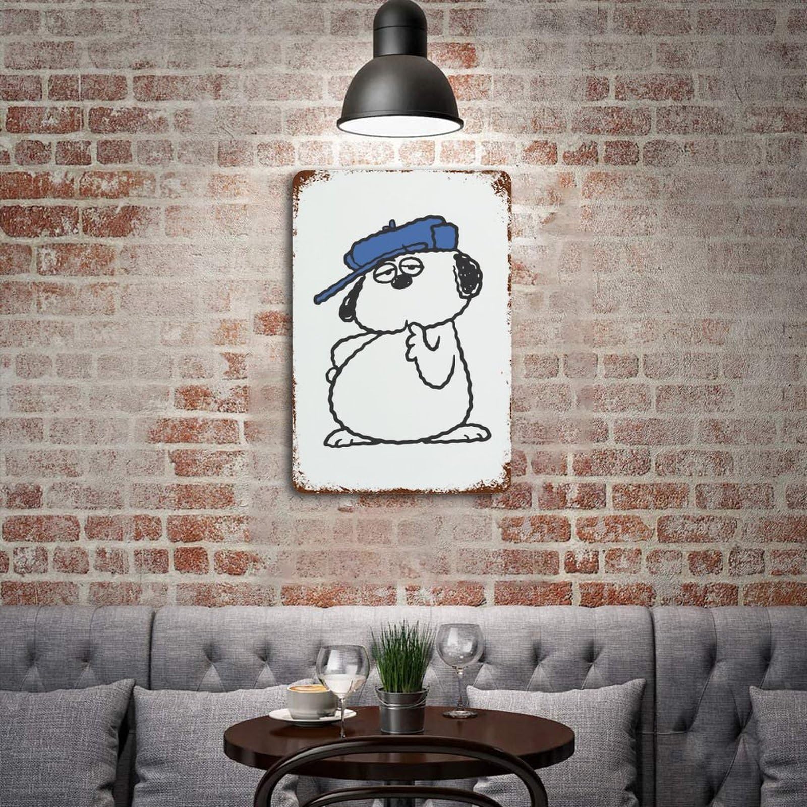 希少　美品　ビンテージ　チャーリーブラウン　ブリキ　壁飾り　スヌーピー　オブジェ 希少 美品 ビンテージ チャーリーブラウン ブリキ 壁飾り