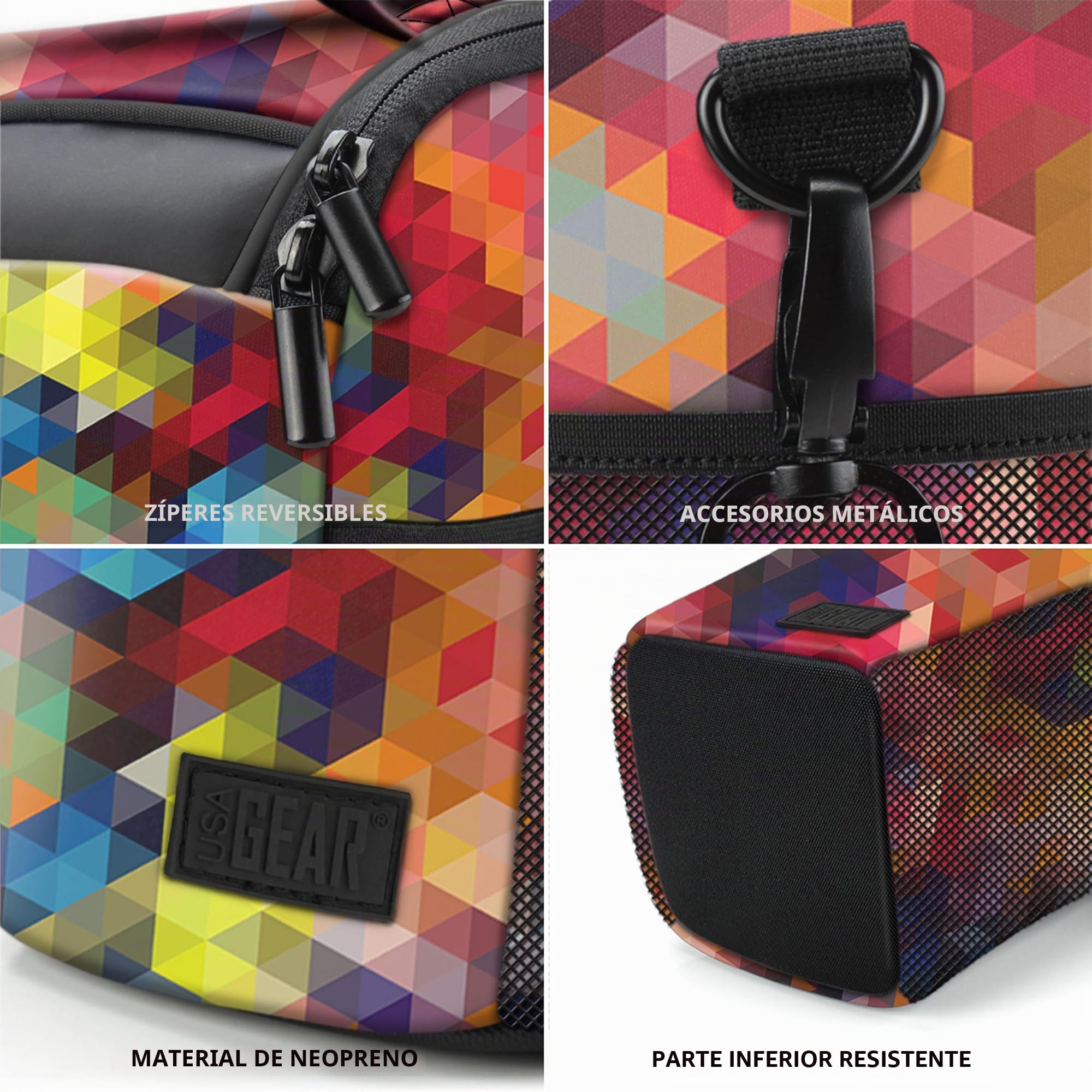 USA Gear Water Resistant Camera Case Holster Bag with Protective Rain Cover for DSLR Cameras
