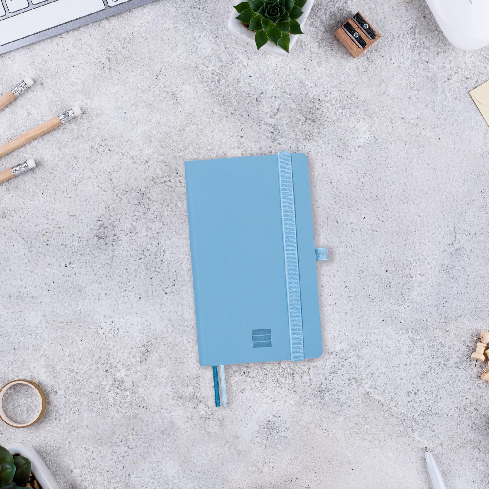 FINOCAM - Nexo Notebook Soft Cover Plain Sky Blue, Pocket - Image 2