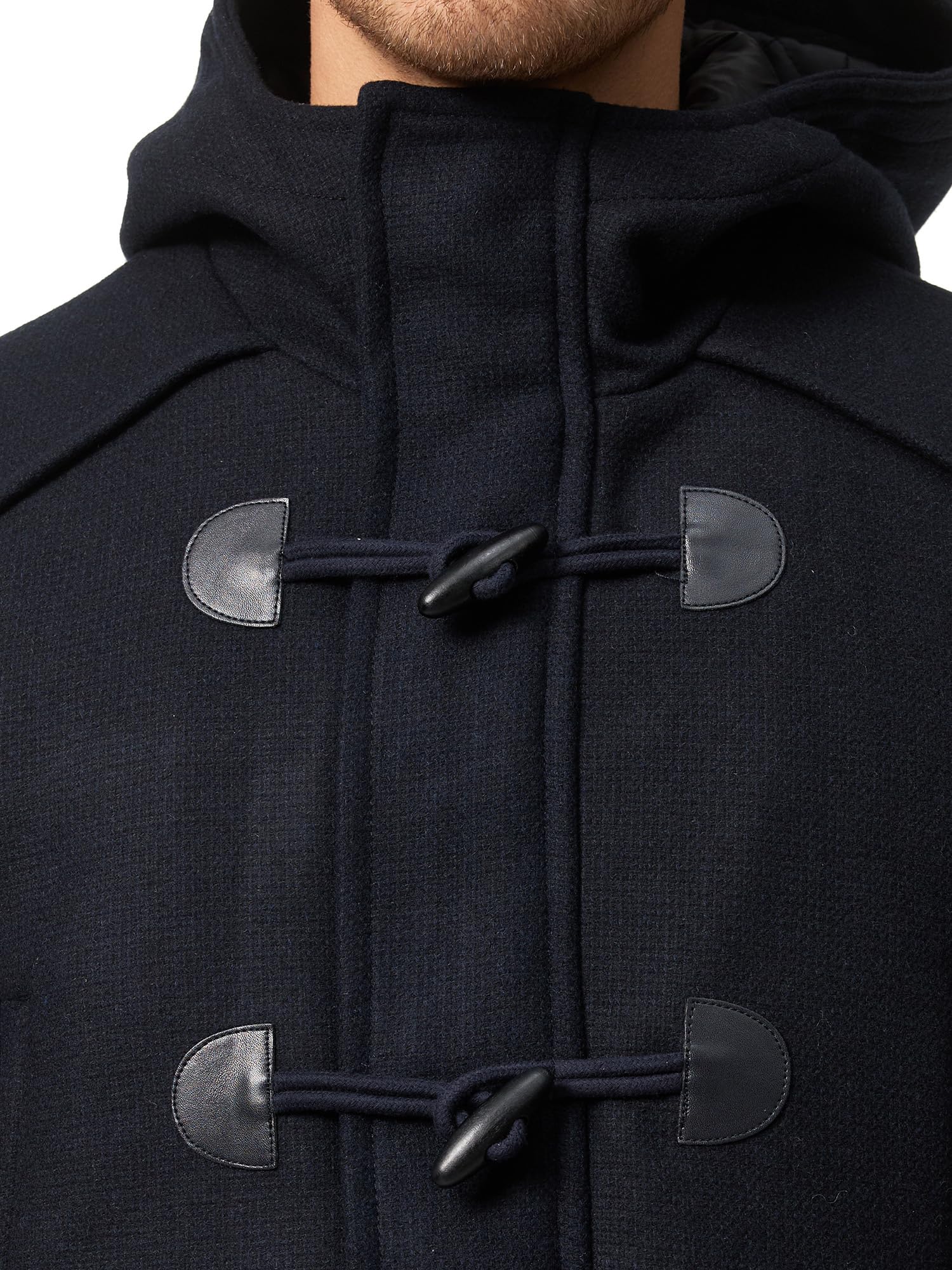 Indicode Hommes Liam Coat | Manteau d'hiver duffle-coat