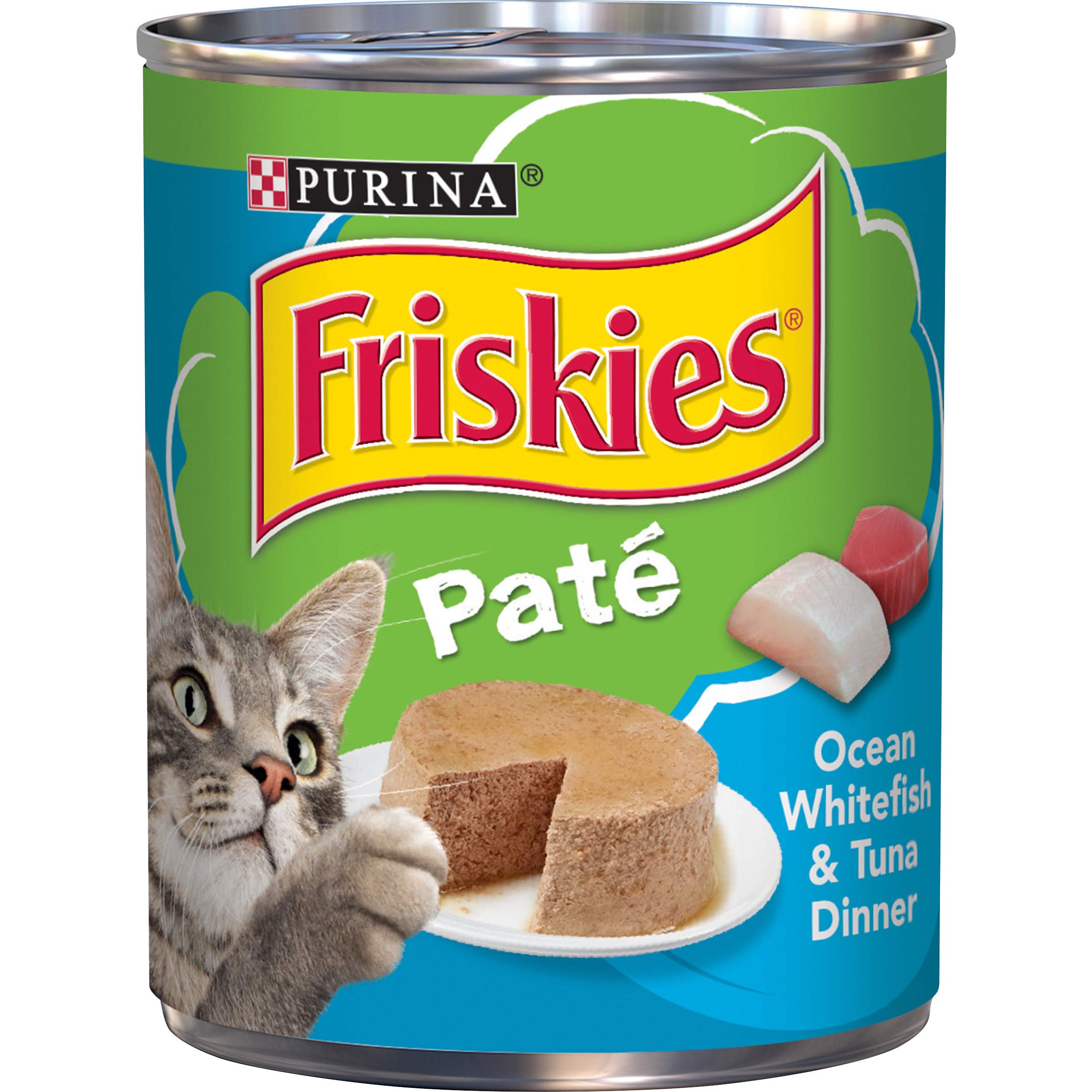 Purina Friskies Pate Wet Cat Food Ocean Whitefish And Tuna