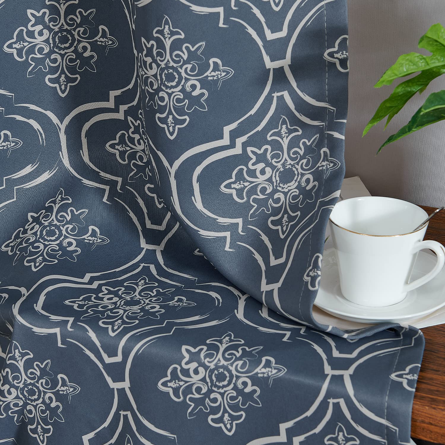 カーテン blue2187 カーテン blue2187 Amazon｜jinchan 90%遮光